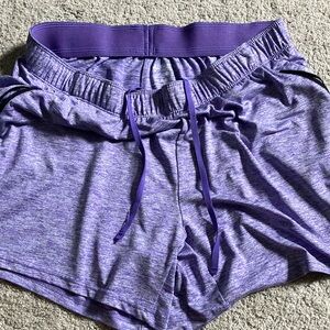 Liberty Pro XL Athletic Shorts Heather Purple with Pockets